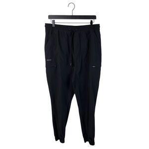 Jaanuu Men's Jogger Scrub Pants Black Size Large Style J85002 Nursing Scrubs